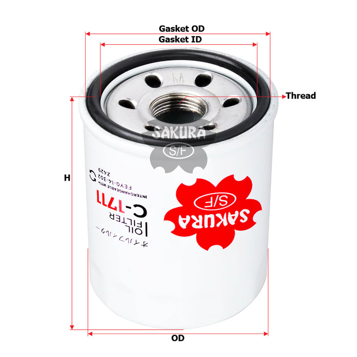 C-1711 Oil Filter Product Image