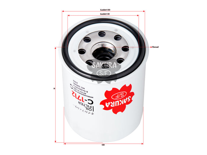 C-1712 Oil Filter Product Image