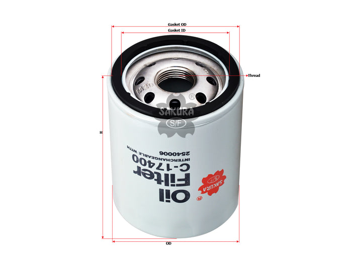 C-17400 Oil Filter Product Image