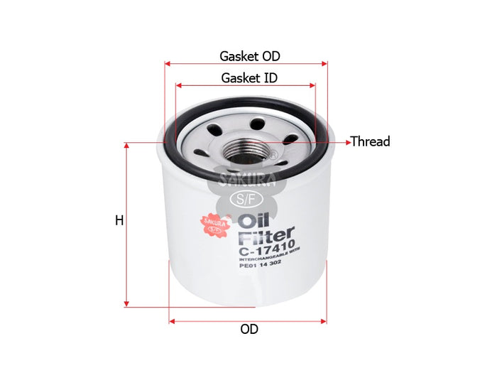 C-17410 Oil Filter Product Image