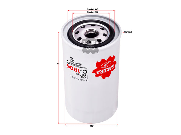 C-1806 Oil Filter Product Image