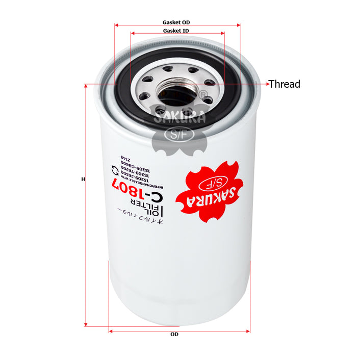 C-1807 Oil Filter Product Image