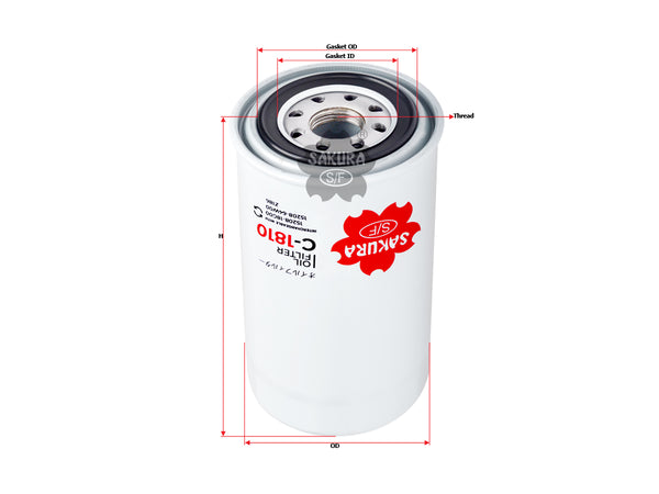 C-1810 Oil Filter Product Image