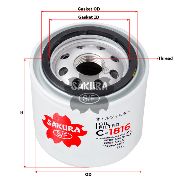 C-1816 Oil Filter Product Image