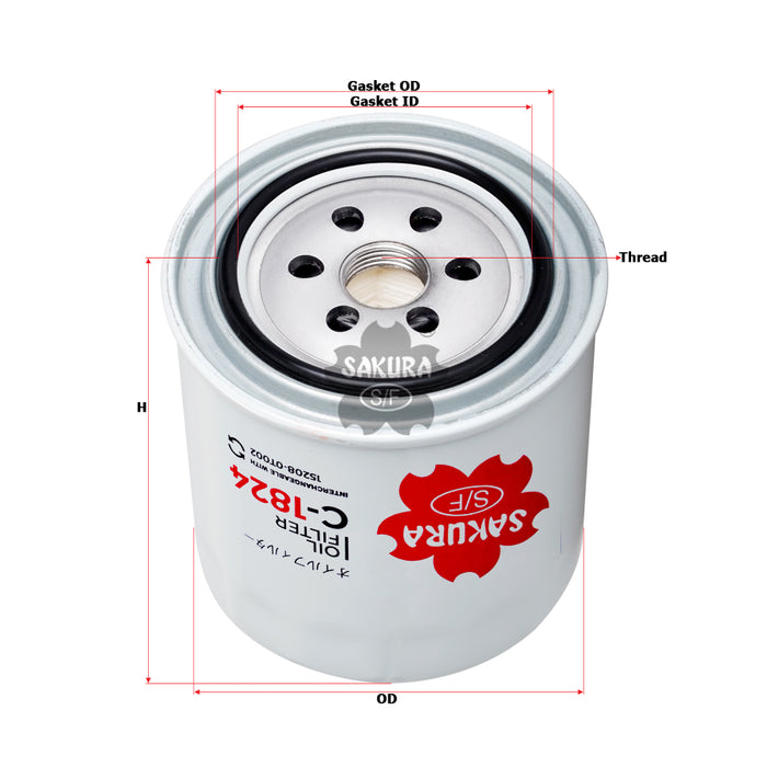 C-1824 Oil Filter Product Image