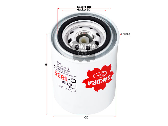 C-1835 Oil Filter Product Image