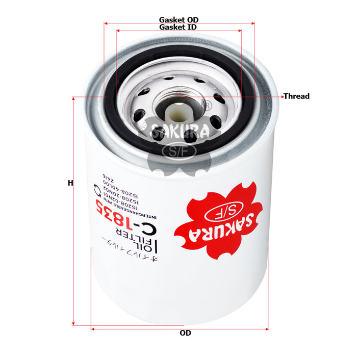 C-1835 Oil Filter Product Image