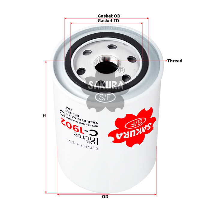 C-1902 Oil Filter Product Image