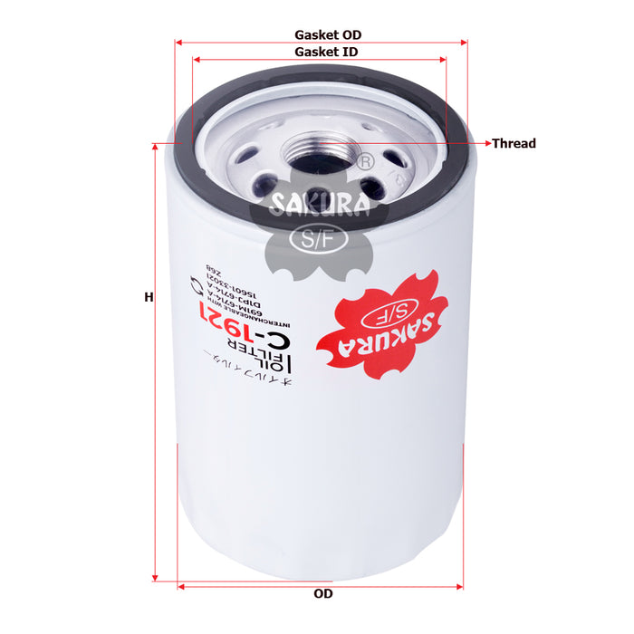 C-1921 Oil Filter Product Image