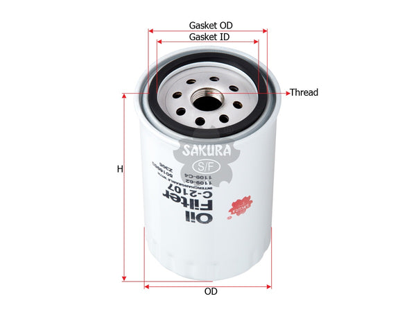 C-2107 Oil Filter Product Image