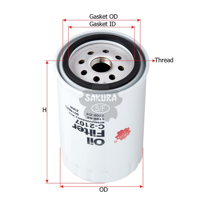 C-2107 Oil Filter Product Image