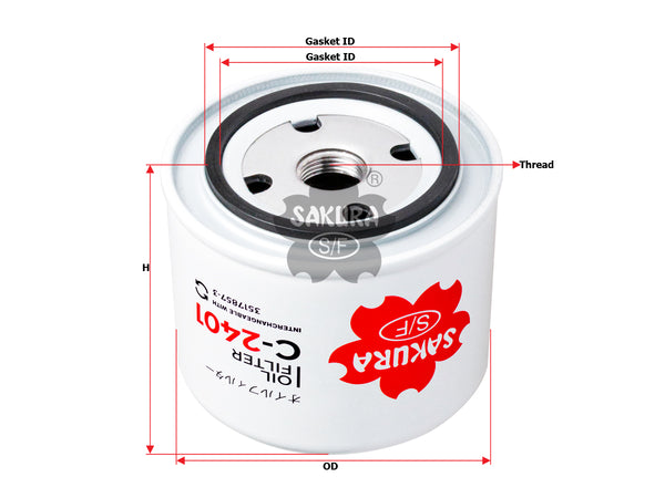 C-2401 Oil Filter Product Image