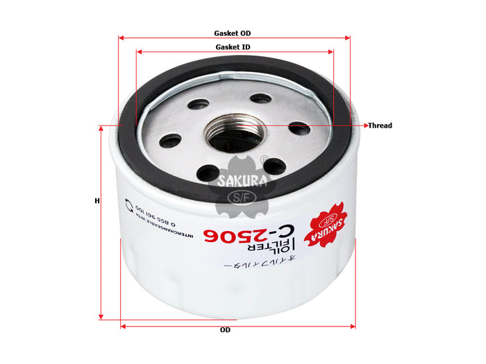 C-2506 Oil Filter Product Image