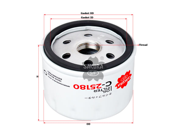 C-25180 Oil Filter Product Image