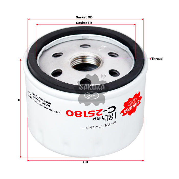 C-25180 Oil Filter Product Image