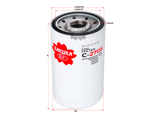 C-2705 Oil Filter Product Image