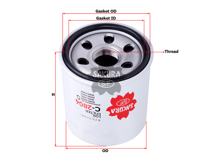 C-2804 Oil Filter Product Image