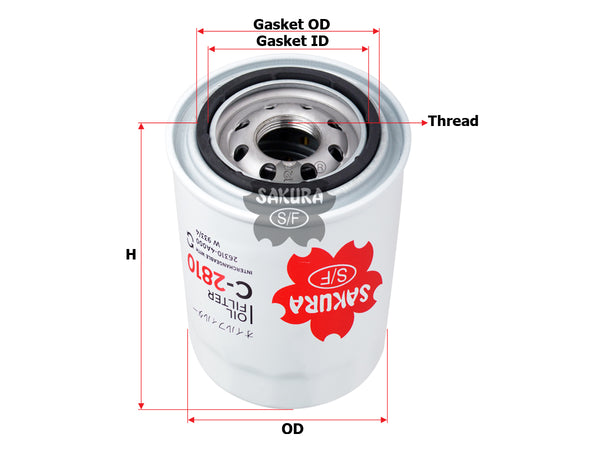 C-2810 Oil Filter Product Image