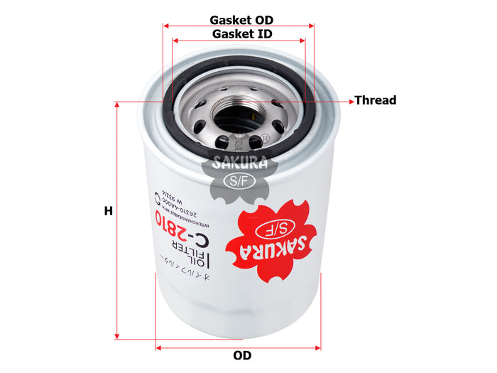 C-2810 Oil Filter Product Image