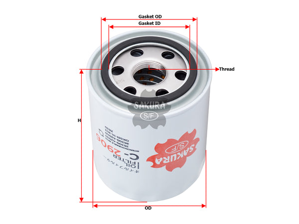 C-2906 Oil Filter Product Image