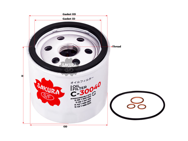C-30040 Oil Filter Product Image
