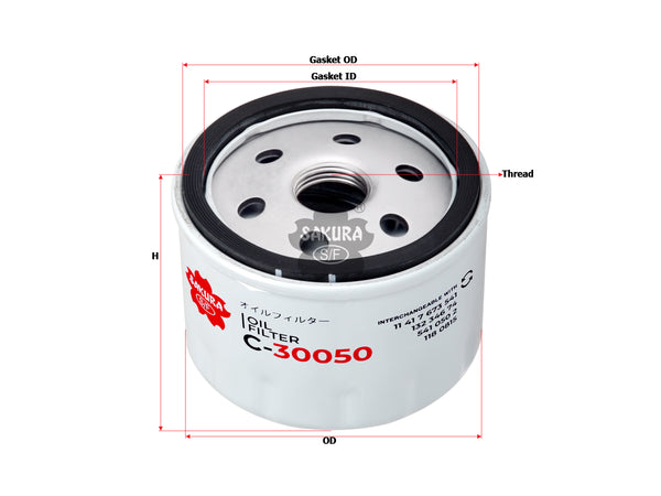 C-30050 Oil Filter Product Image