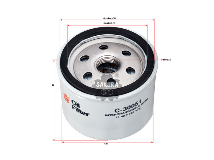 C-30051 Oil Filter Product Image