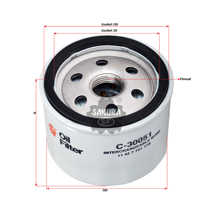 C-30051 Oil Filter Product Image