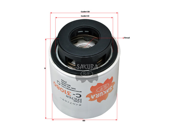 C-31080 Oil Filter Product Image