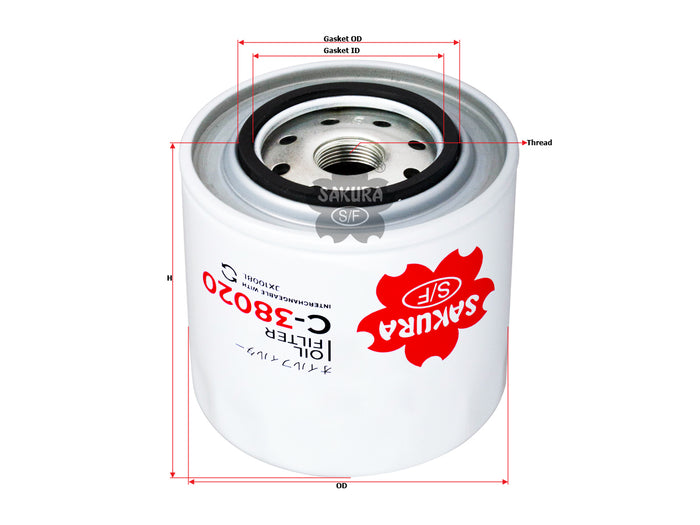 C-38020 Oil Filter Product Image