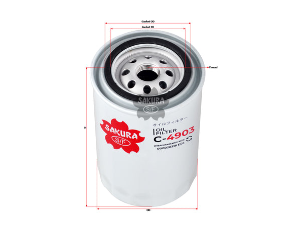 C-4903 Oil Filter Product Image