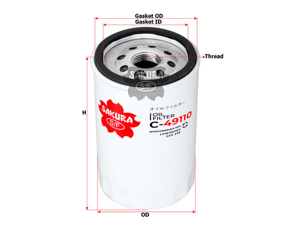 C-49110 Oil Filter Product Image