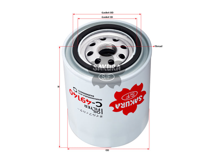 C-49140 Oil Filter Product Image