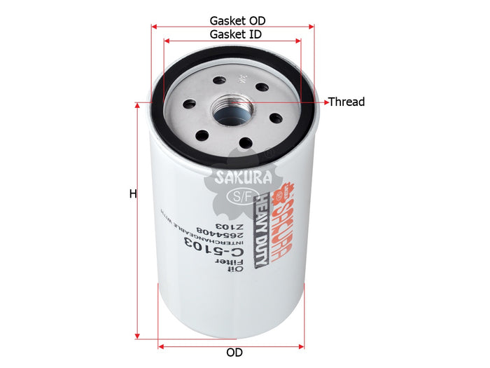 C-5103 Oil Filter Product Image