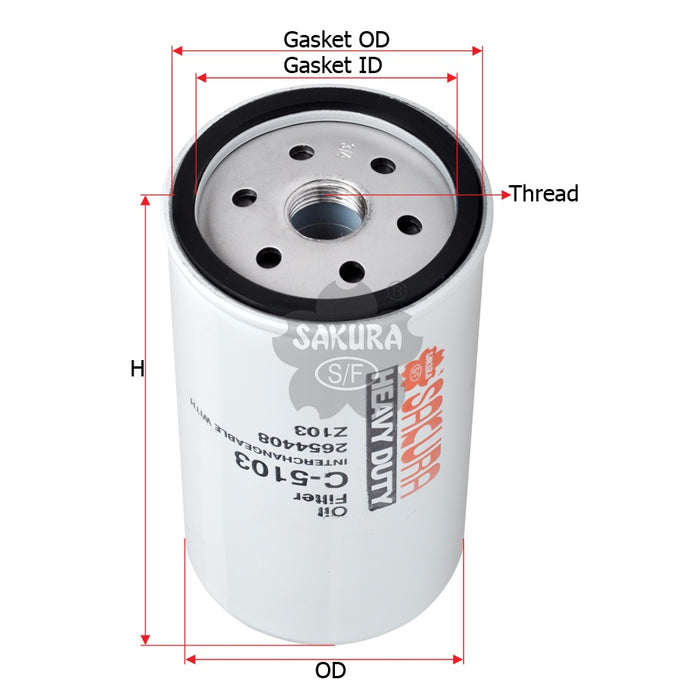 C-5103 Oil Filter Product Image