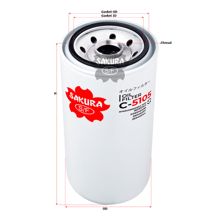 C-5105 Oil Filter Product Image