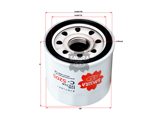 C-5205 Oil Filter Product Image