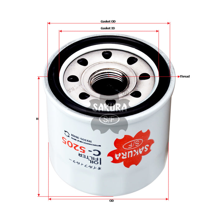C-5205 Oil Filter Product Image