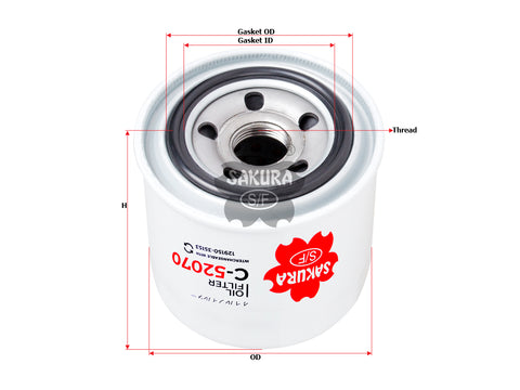 sakura.ページ Sakura C-52070 Oil Filter | Automotive Superstore | Shop Online