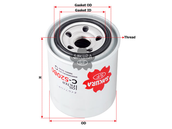 C-52080 Oil Filter Product Image