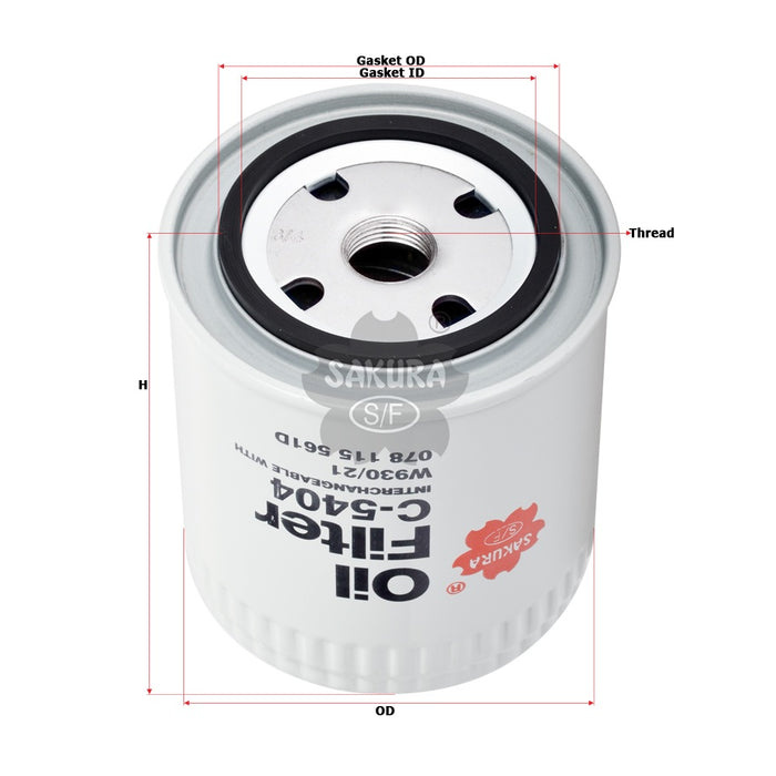 C-5404 Oil Filter Product Image