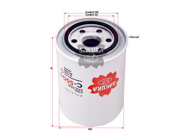 C-5504 Oil Filter Product Image