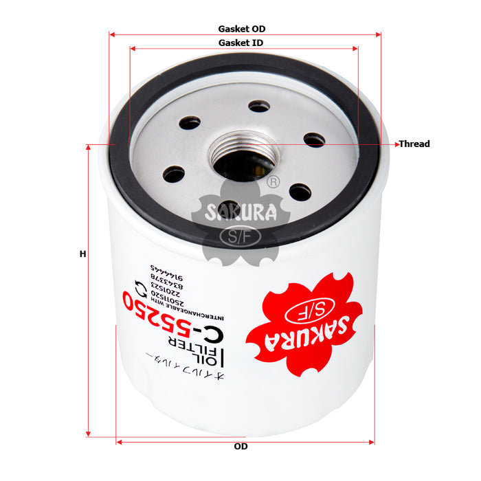 C-55250 Oil Filter Product Image