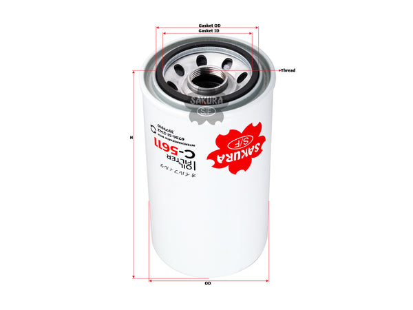 C-5611 Oil Filter Product Image