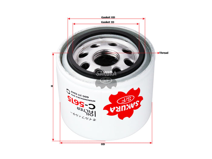 C-5615 Oil Filter Product Image