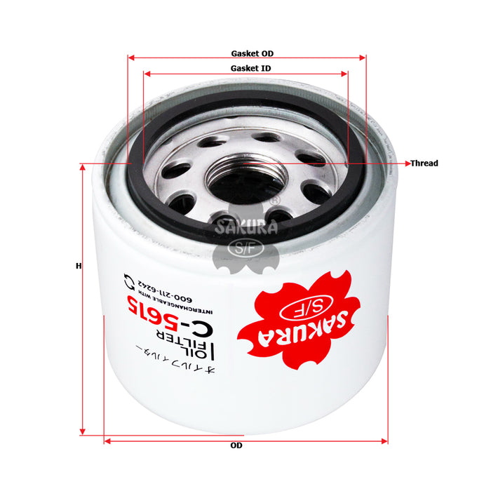 C-5615 Oil Filter Product Image