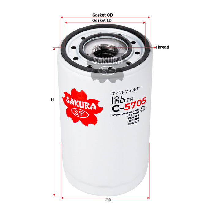 C-5705 Oil Filter Product Image