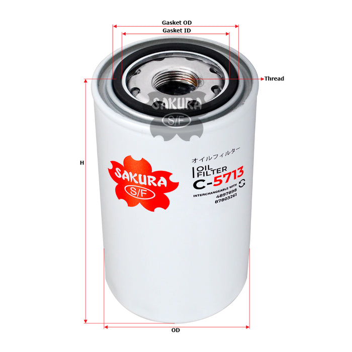 C-5713 Oil Filter Product Image