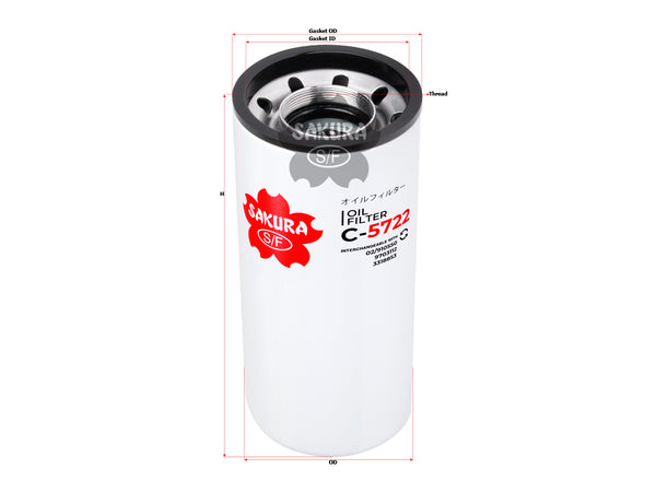 C-5722 Oil Filter Product Image