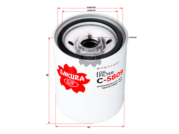 C-5809 Oil Filter Product Image